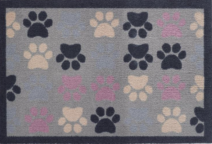 Howler and Scratch Mat Multi Paw 1 Size 50 x 75cms