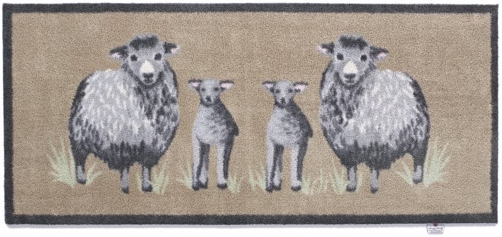 Hug Rug Barrier Mat Sheep 1 Runner 65 x 150cms