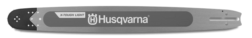 Husqvarna X-Tough Light Solid Guide Bar RSN 3/8 Pitch .058 Large Bar Mount