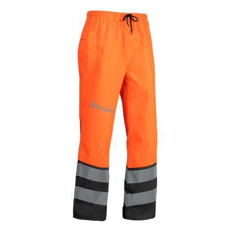 Husqvarna High Viz Rain Trousers Functional