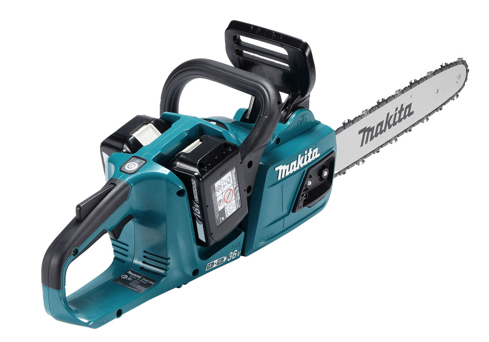 Makita DUC355PT2 Battery Chainsaw Kit 18v with 2x 5ah Batteries
