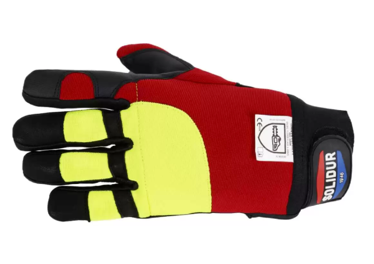 Solidur Chainsaw Gloves Class 1 Infinity Pair
