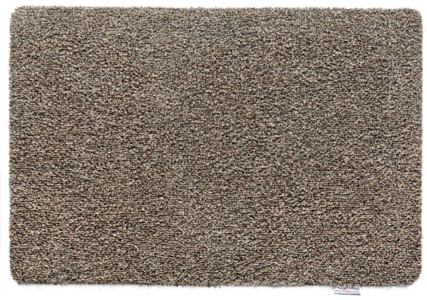 Hug Rug Plain Coffee Eco Mat Washable Recycled Door Mat UK