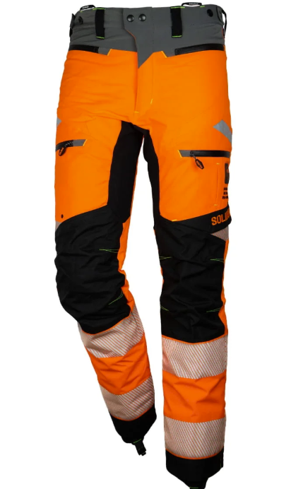 NEW Solidur ULTRALIGHT High Visibility Type C Chainsaw Trousers 2 Year Warranty