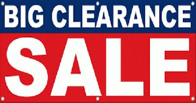 Clearance/ Sell Off