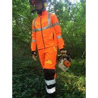 Francital NR011 Class 1 Type C High-Visibility Rail Spec Chainsaw Trousers image 2